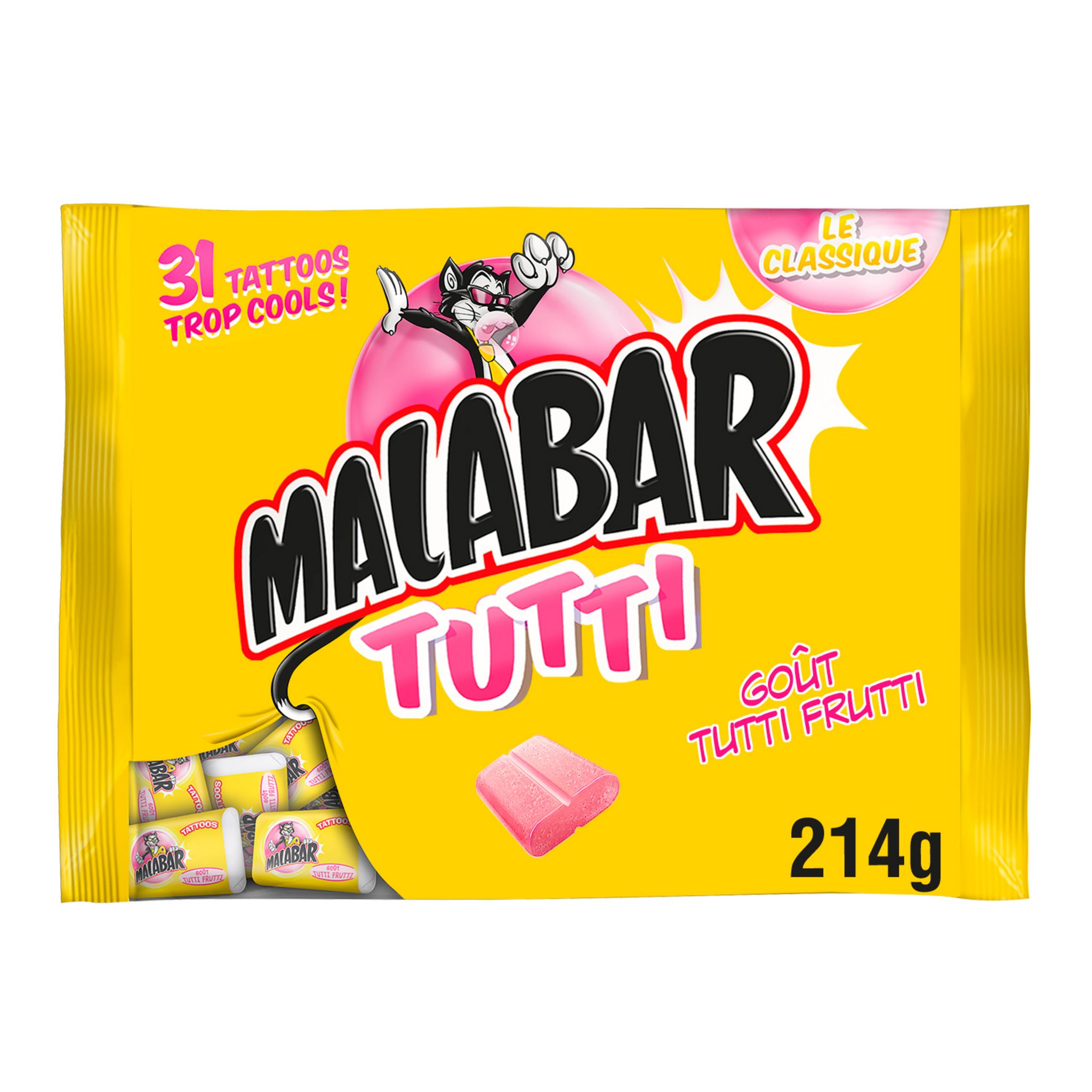 Chewing-gum en rouleau Hubba Bubba - Fraise