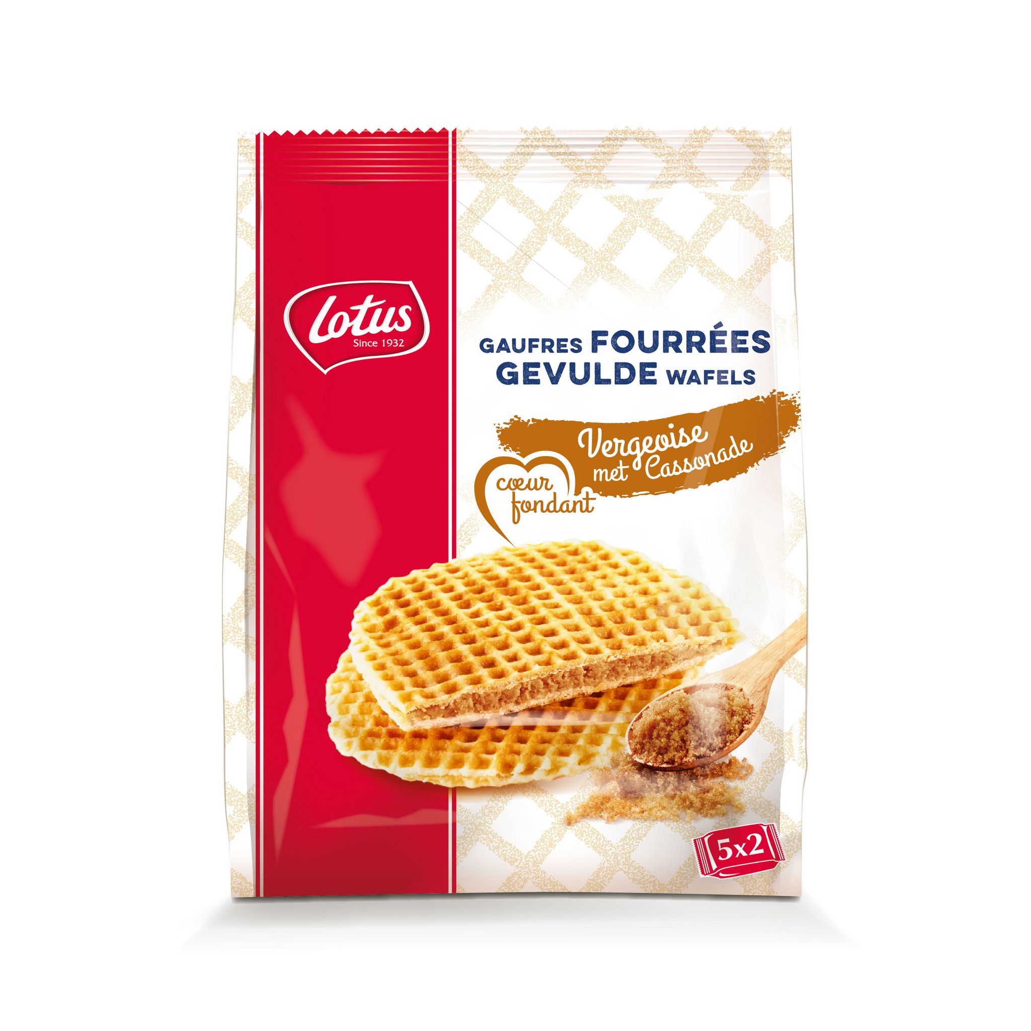 Gaufres Fourrées Rhum/Vergeoise - Gâteaux Fourrés - Vente en ligne