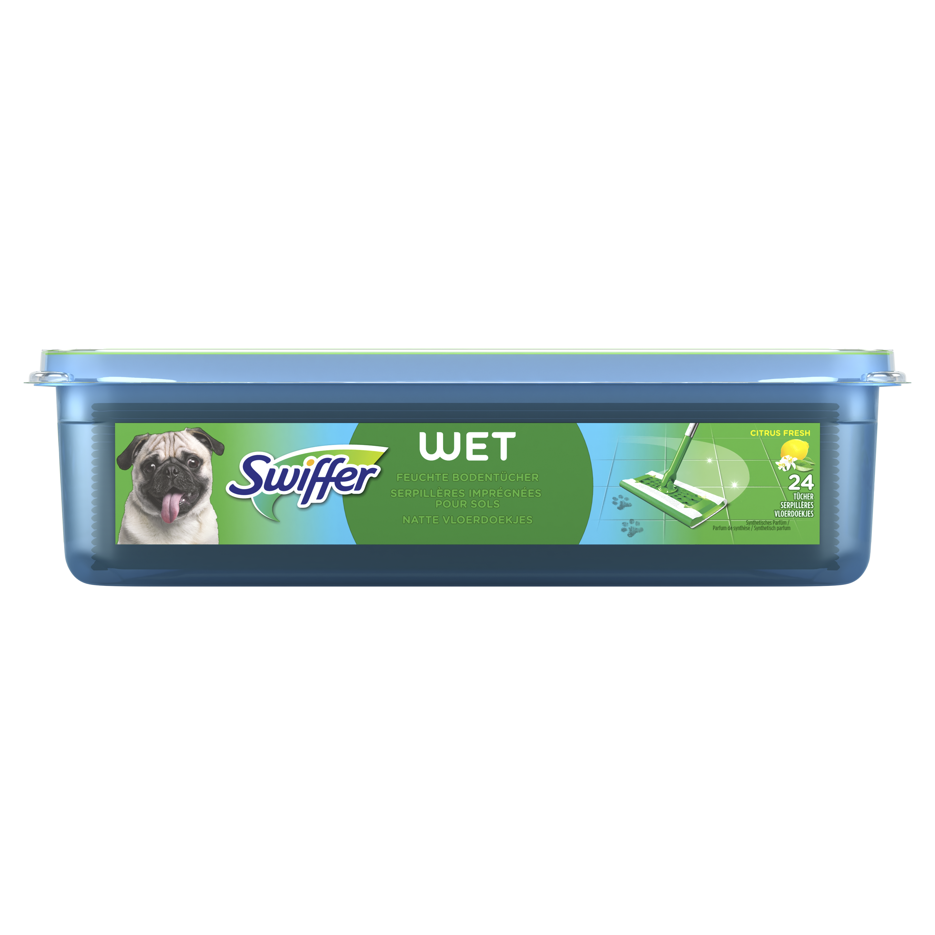 SWIFFER - Serpillére humide swiffer (boite de 10)