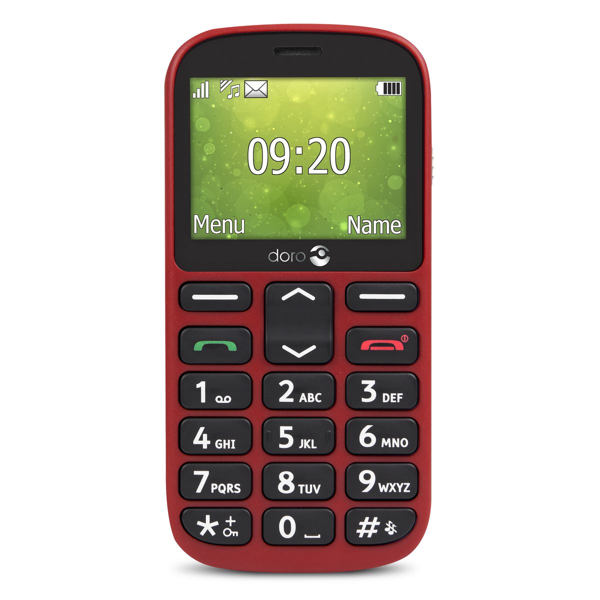 DORO Téléphone portable - Grosses touches - Rouge - 1360 pas cher