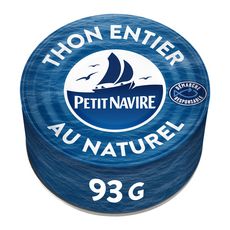 PETIT NAVIRE Thon albacore entier au naturel 93g