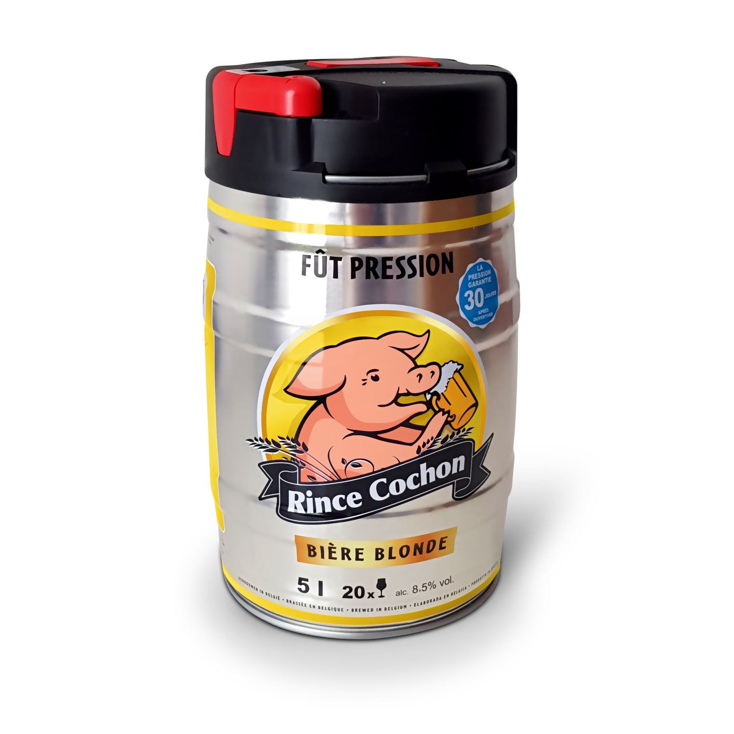 Mini Fût Bière Rince Cochon 5 l - Achat / Vente de Coffret de Bières Belge  Dorée