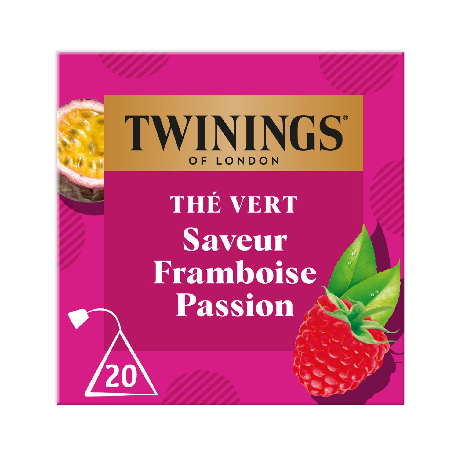 Twinings Of London Thé vert citron intense - Les 25 sachets, 50g :  : Epicerie