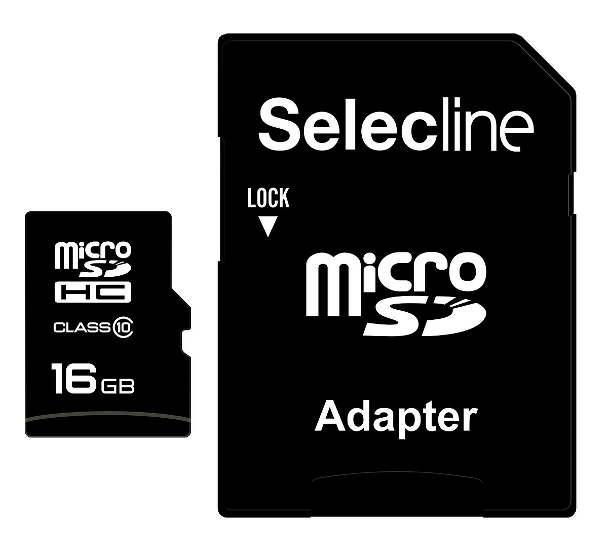 SELECLINE Carte SDHC 16 Go - Carte mémoire freeshipping - Tecin.fr