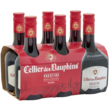 CELLIER DES DAUPHINS Vin rouge IGP Méditerranée lot de 6 mini-bouteilles 6X25cl 1,5L