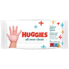 HUGGIES All over clean lingettes pour bébé corps ete visage 56 lingettes