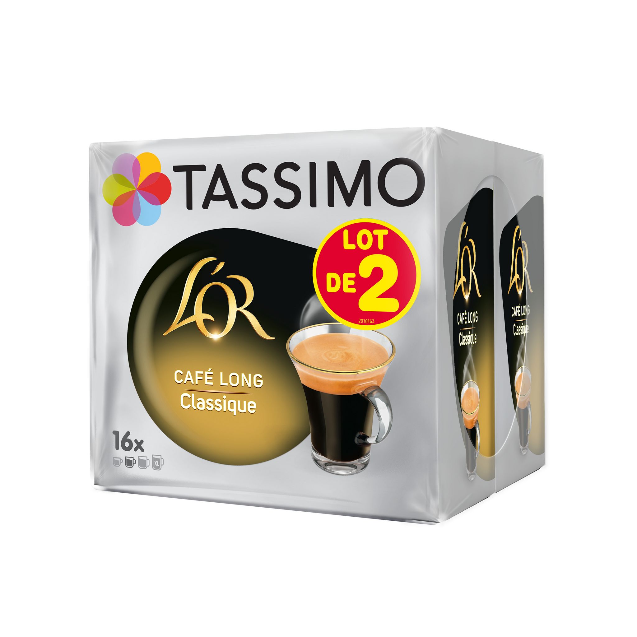 TASSIMO Dosettes de café L'Or café long classique 2x16 dosettes 208g pas  cher 