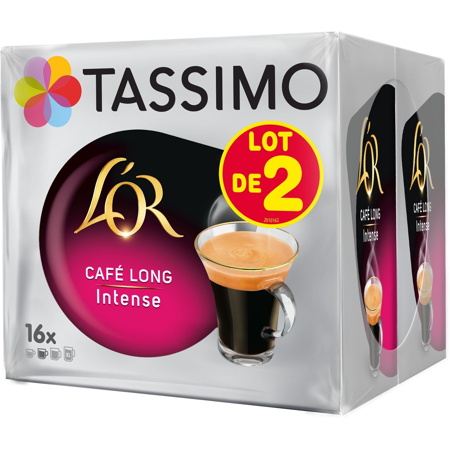L'OR Café Long Intense - 16 Capsules pour Tassimo à 3,59 €