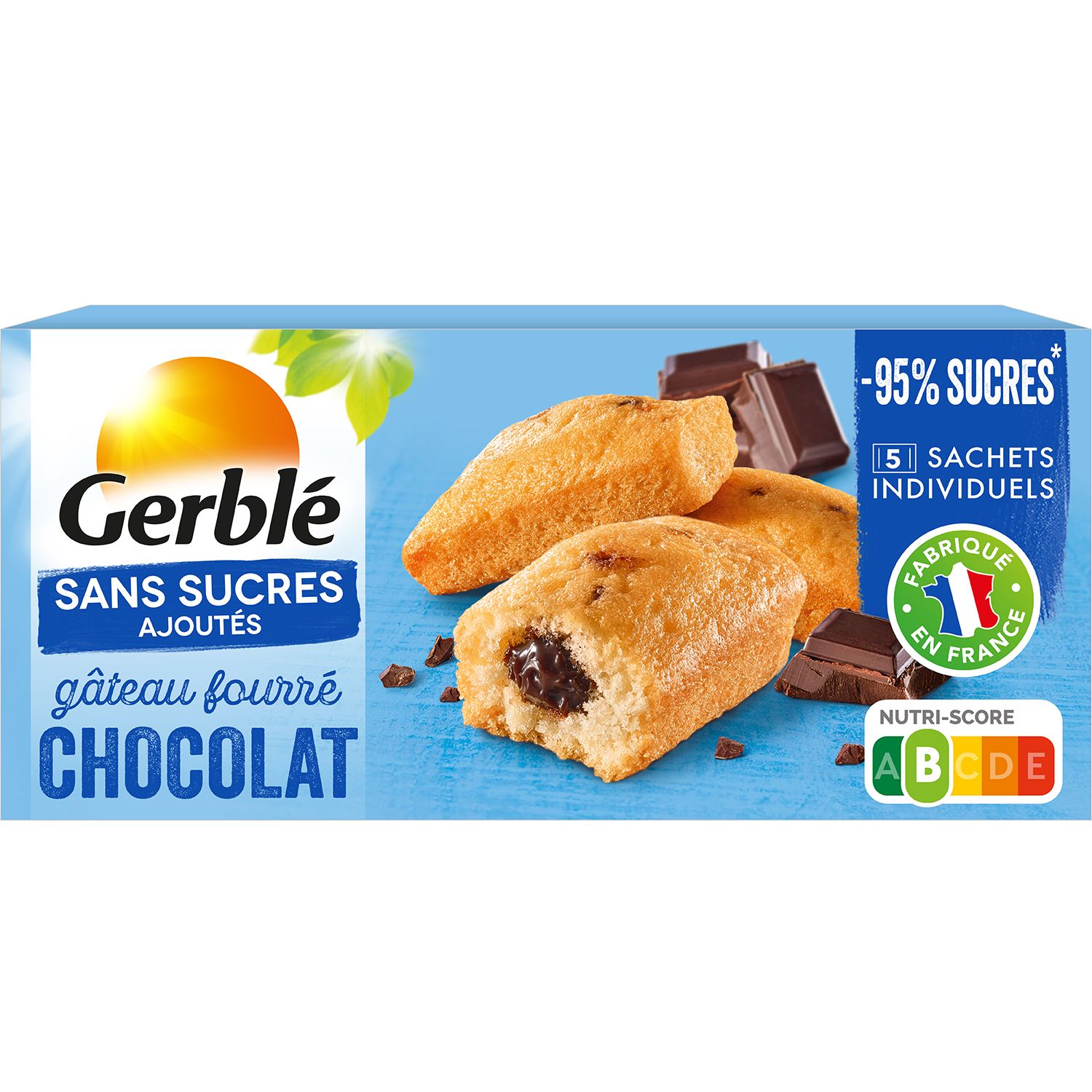 Gerblé sans Sucres Ajoutés Gâteau Fourré Myrtille 150g