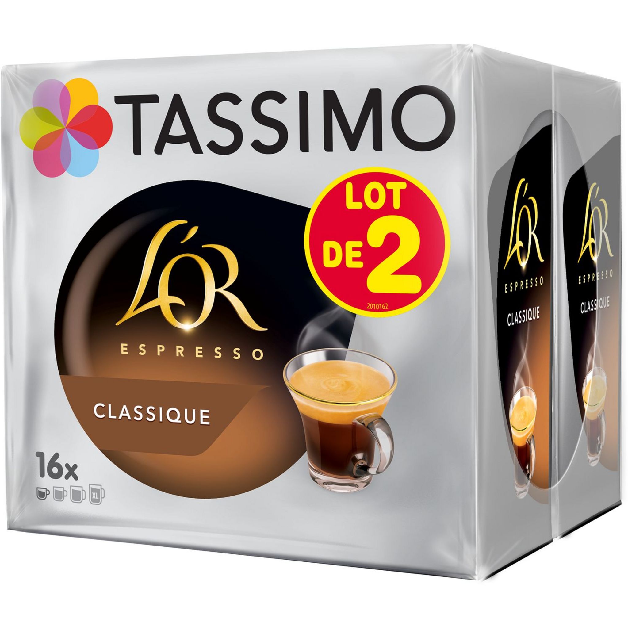 TASSIMO Dosettes de café espresso classique L'Or 2x16 dosettes 208g pas  cher 