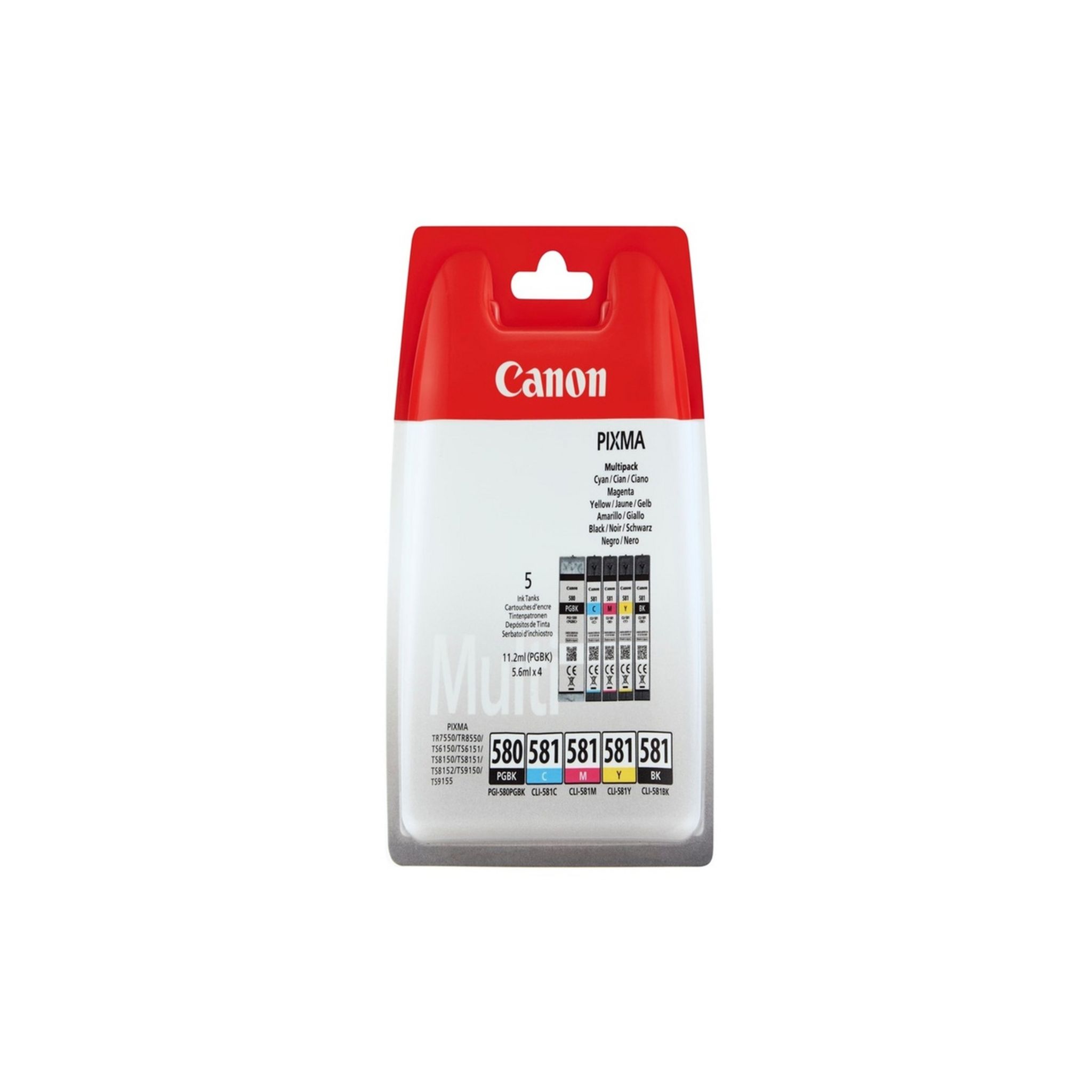 Canon CLI-581XL Cartouche BK Noire XL (Pack plastique sécurisé