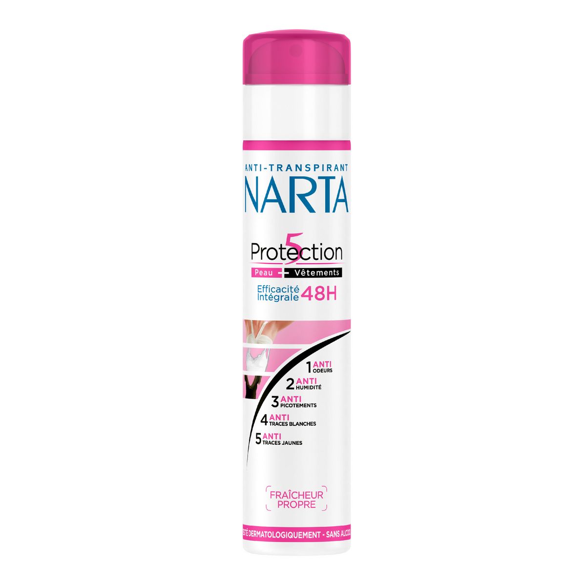 NARTA Déodorant spray 48h fraîcheur propre 200ml