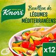 KNORR Bouillon de légumes méditerranéens 12 pièces 132g