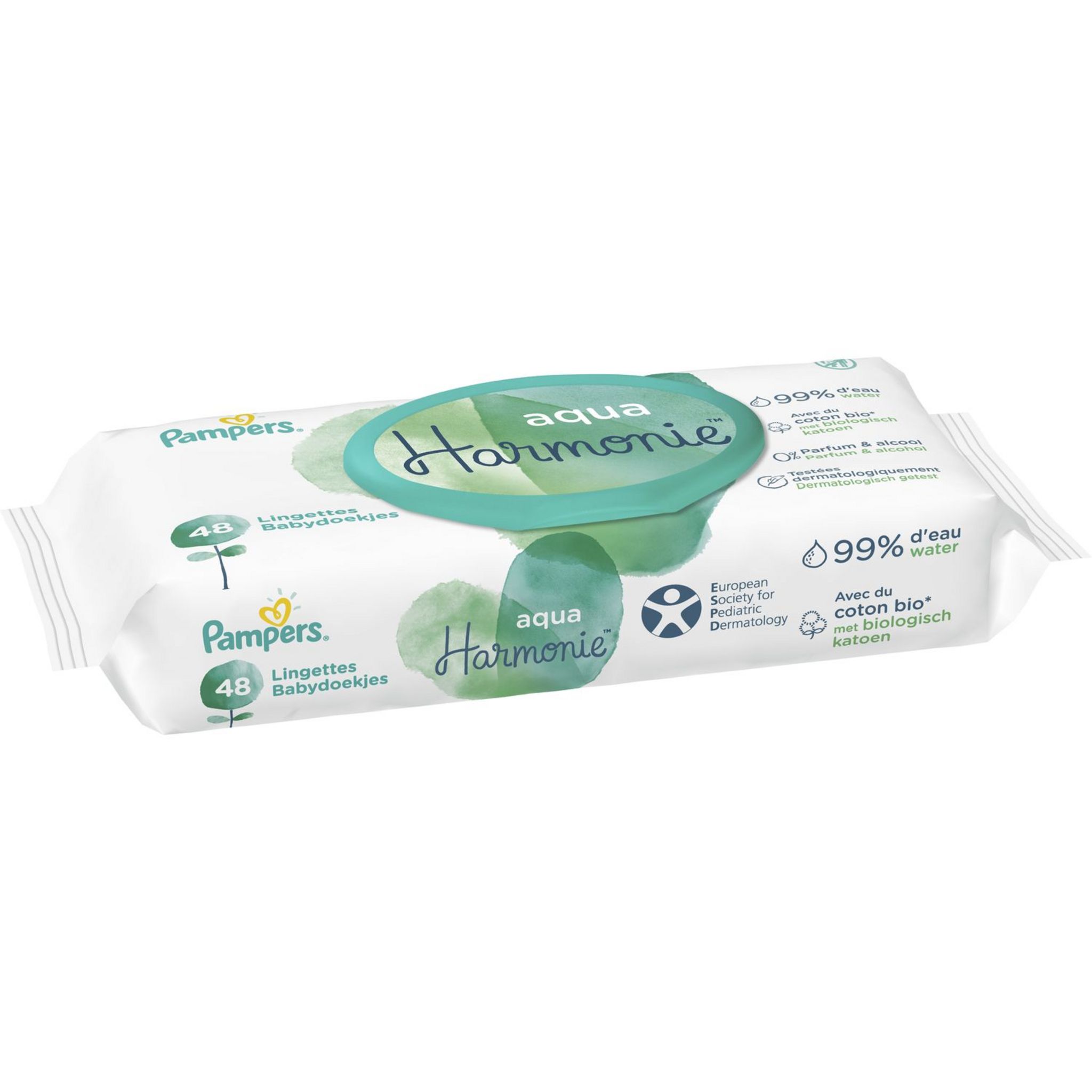 Pampers Aqua Harmonie Lingettes Pour Bébé, 48 Lingettes – CotidienGab's