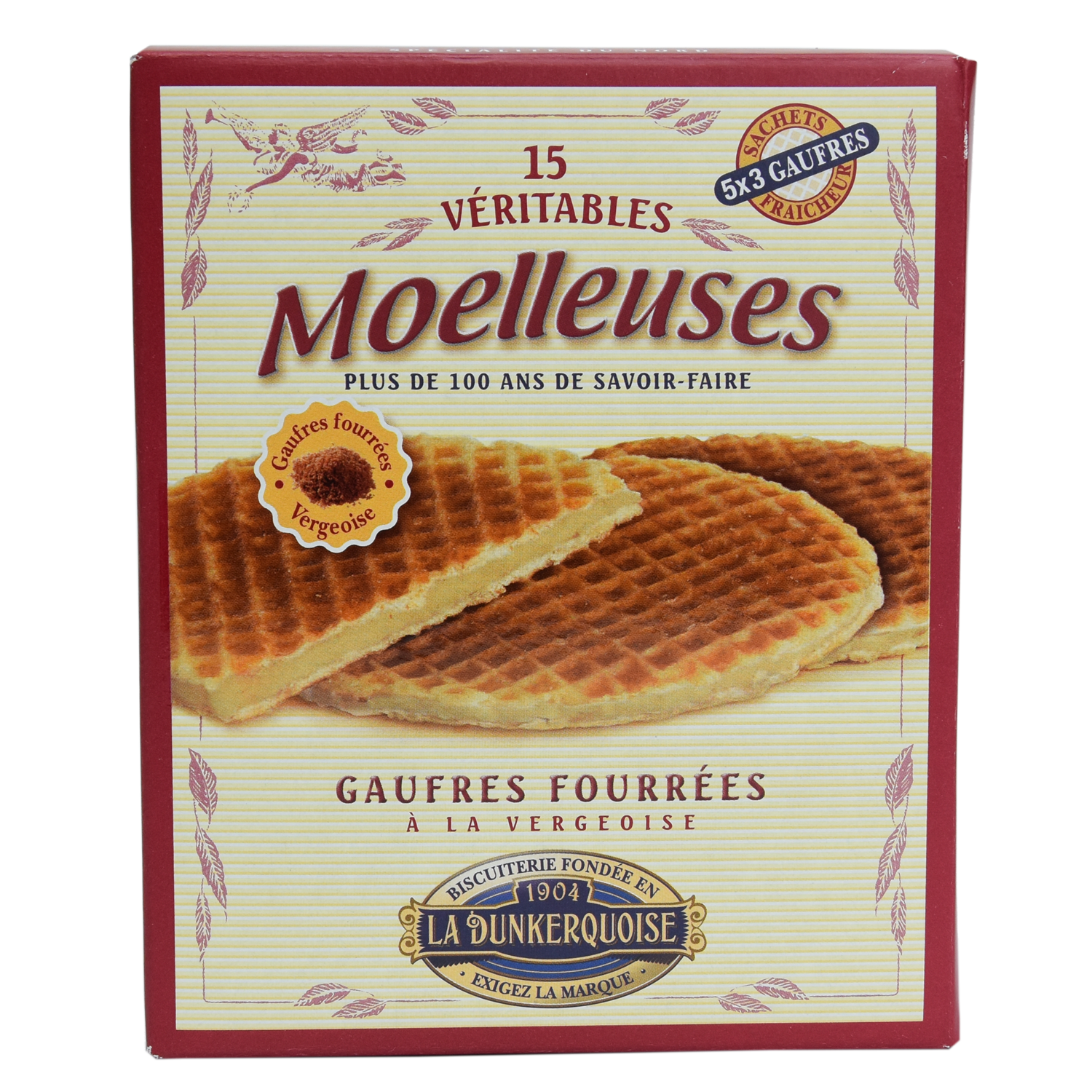 sachet de 4 Gaufres Flamande à la vergeoise - Gaufre Philippe De