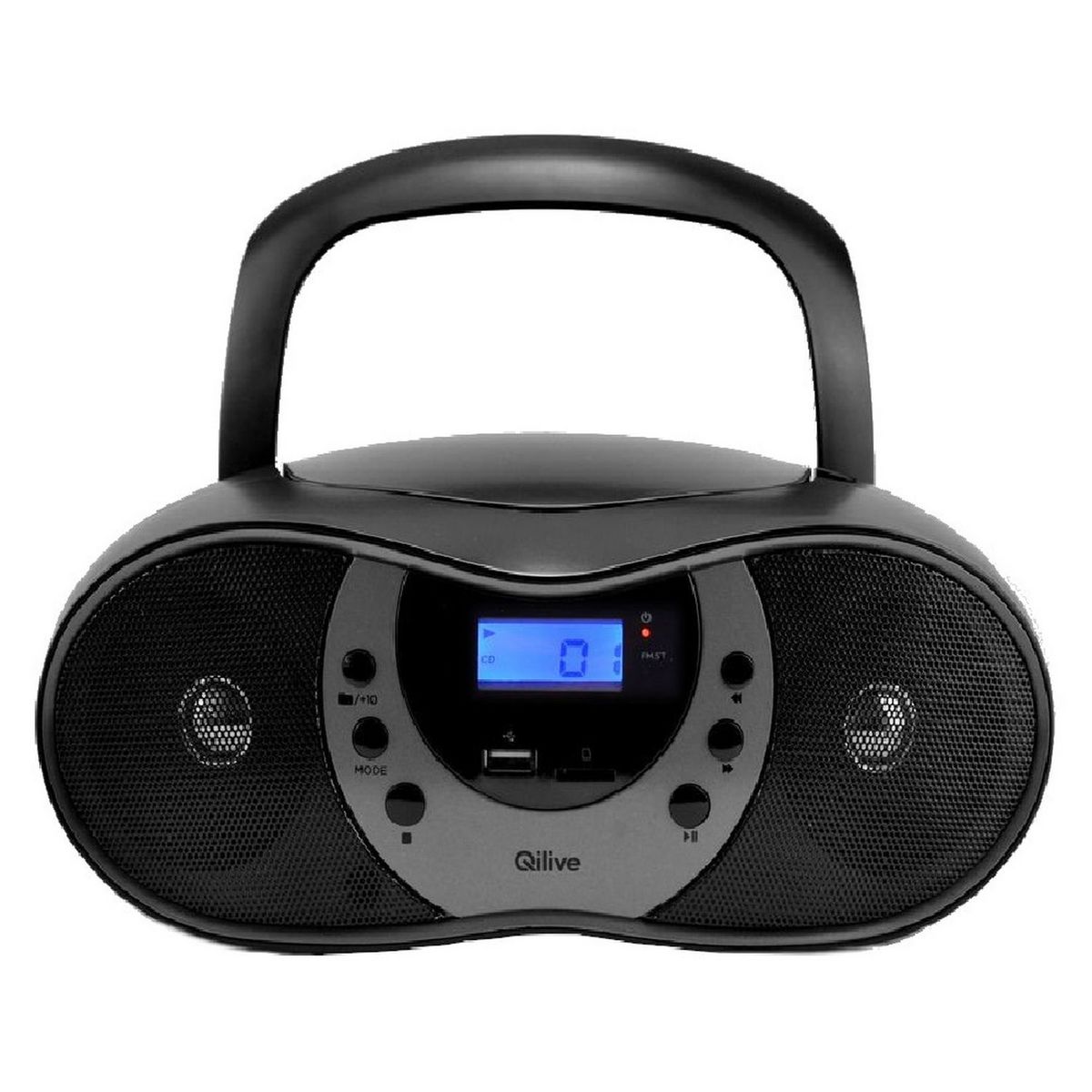 QILIVE Radio CD - Noir - Q1244 pas cher 