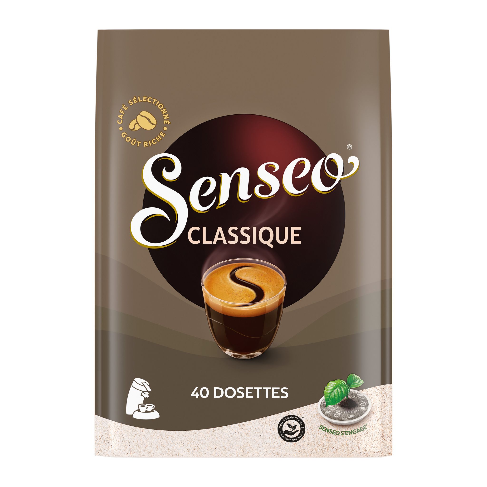 senseo classique 60 dosettes