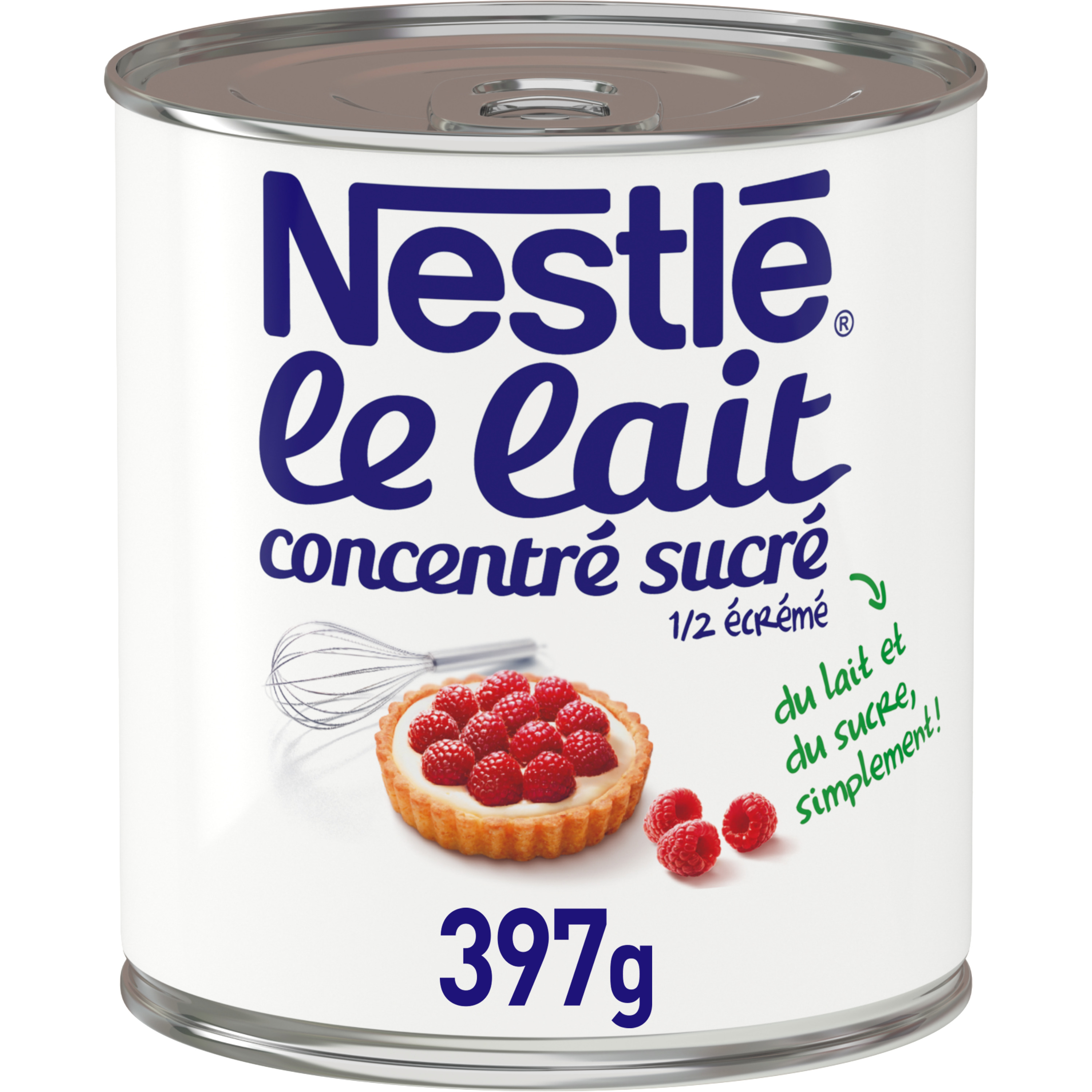 AUCHAN Lait concentré non sucré 410g pas cher 