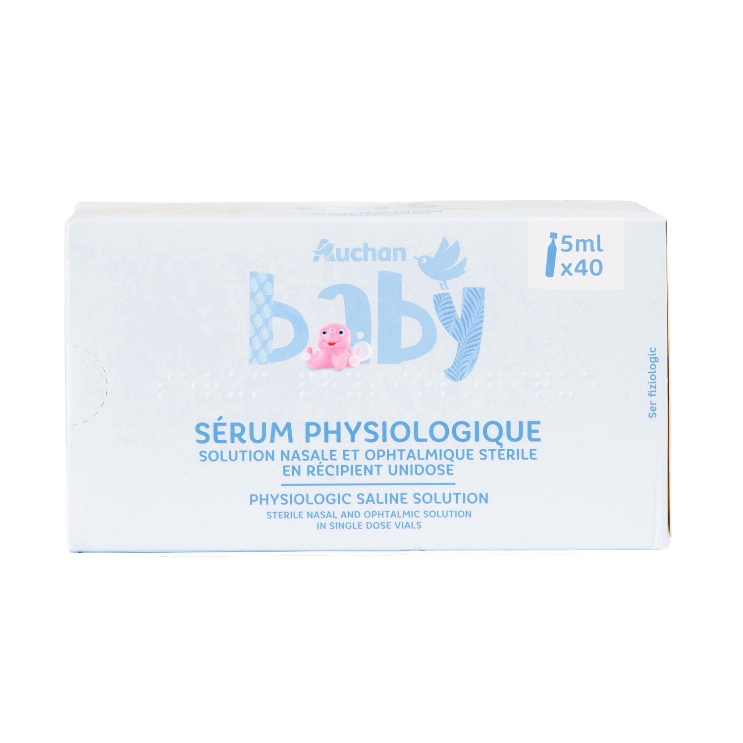 COSMIA BABY Sérum physiologique 40x5ml pas cher 