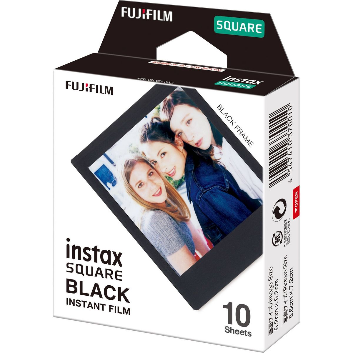 FUJIFILM Papier photo instantané - Instax mini - Cadre noir pas cher 