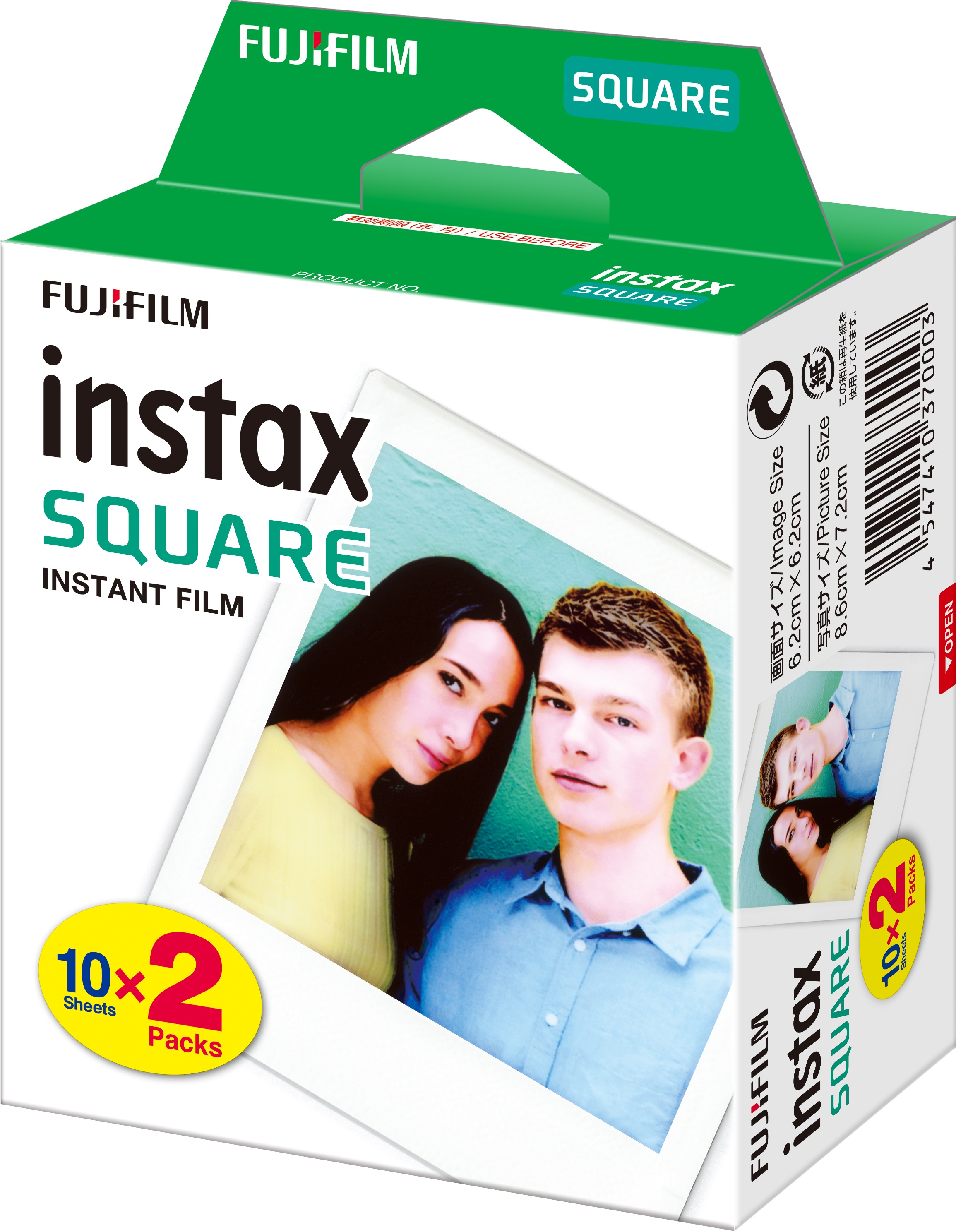 FUJIFILM 10x2PK - Film Pour Instax Mini - Pack 20 instant photo pas cher 