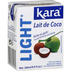 KARA Lait de coco light -30% de matière grasse 200ml