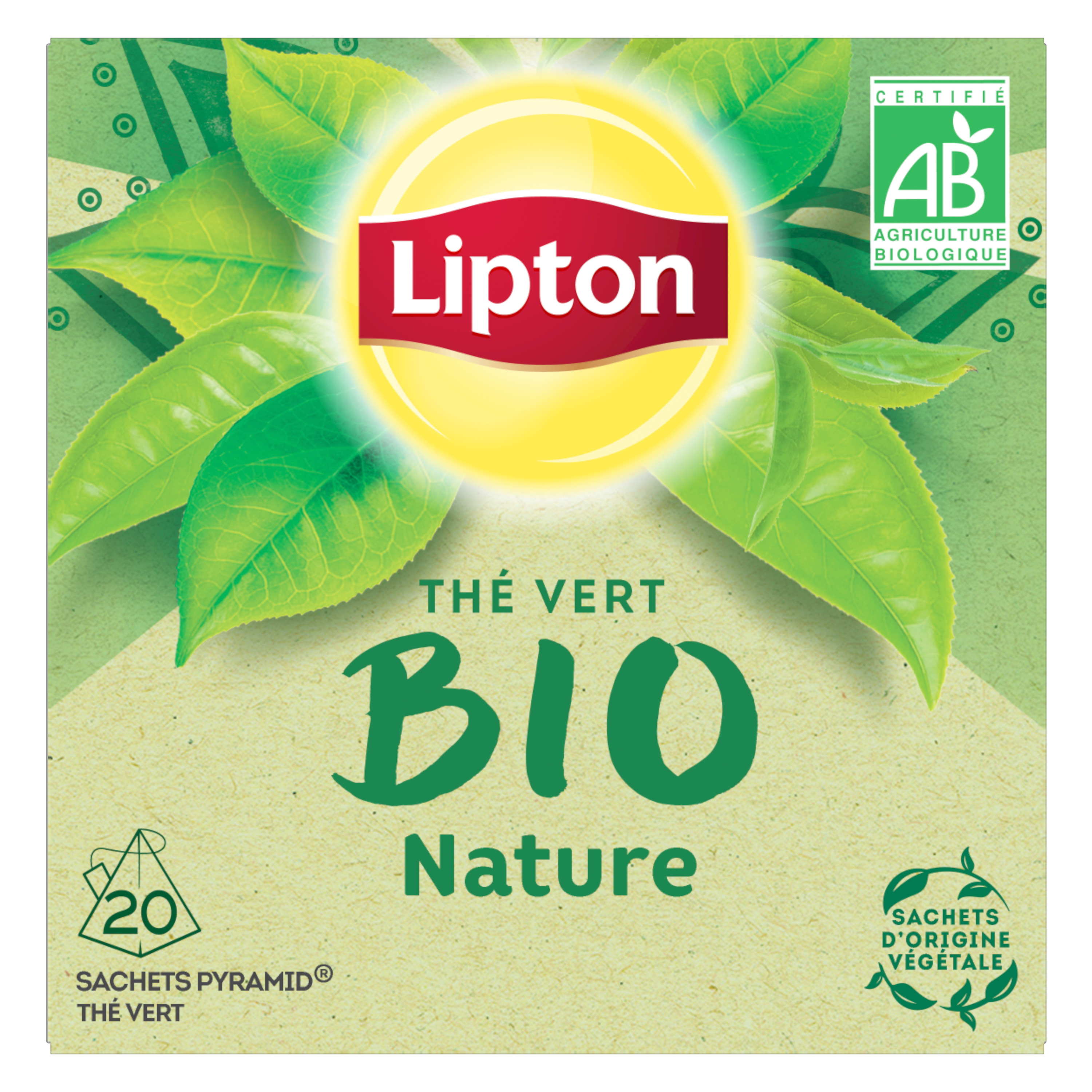 CLIPPER Thé vert citron bio Fabulous 20 sachets 35g pas cher