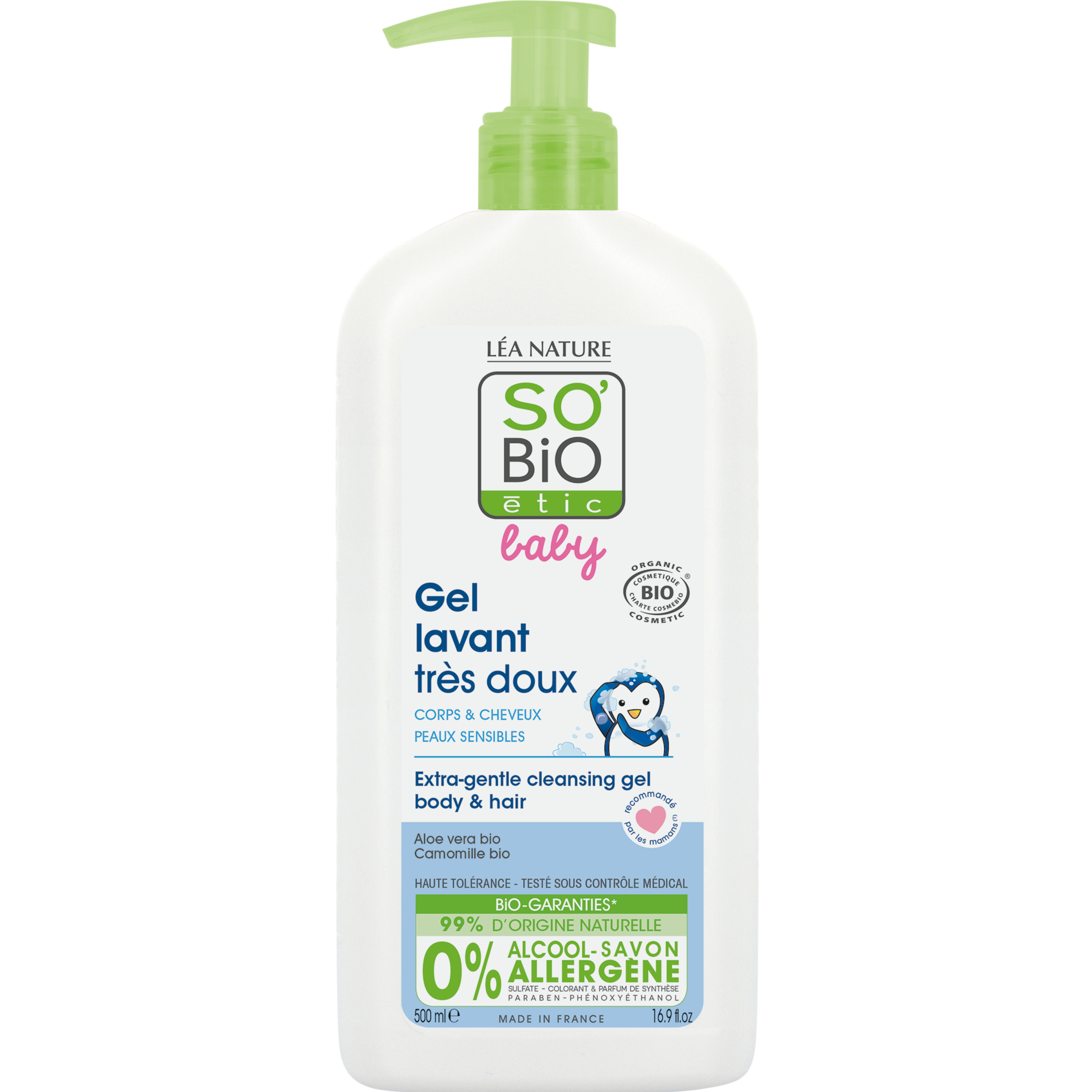 Biolane Eco-recharge Gel Lavant Corps et Cheveux BIO Gel - 500 ml - INCI  Beauty