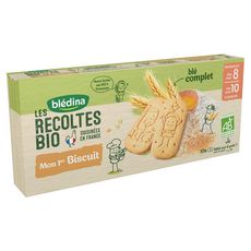 BLEDINA Les Récoltes Bio Mon 1er biscuit bio dès 8 mois 150g