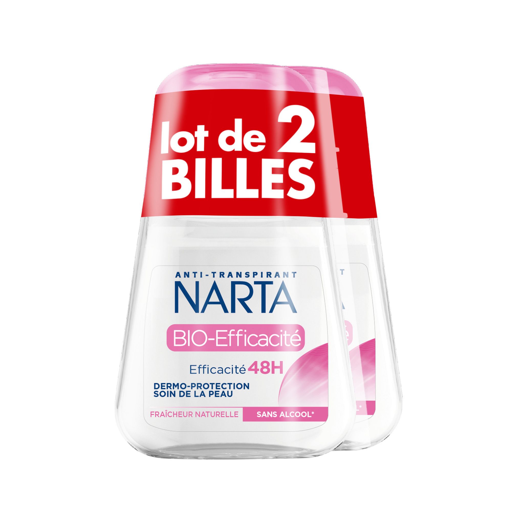 Déodorant bille, Anti-odeurs, Bio-efficacité, Narta