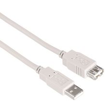 QILIVE Rallonge Câble USB 2.0 Type A Mâle / USB Type A Femelle - 1.8 M - Blanc