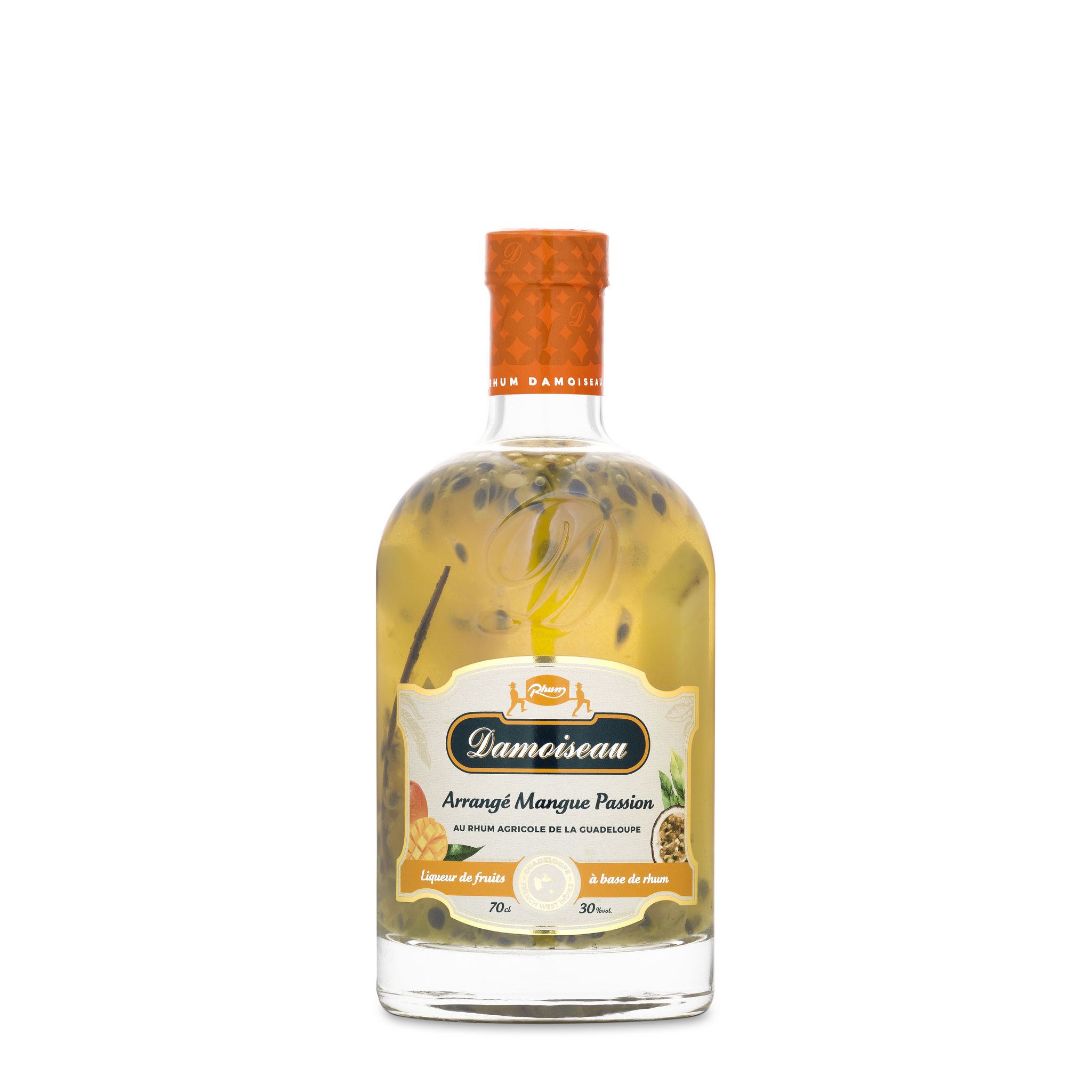 Rhum arrangé mangue passion Rivière du Mat 35° - 70cl