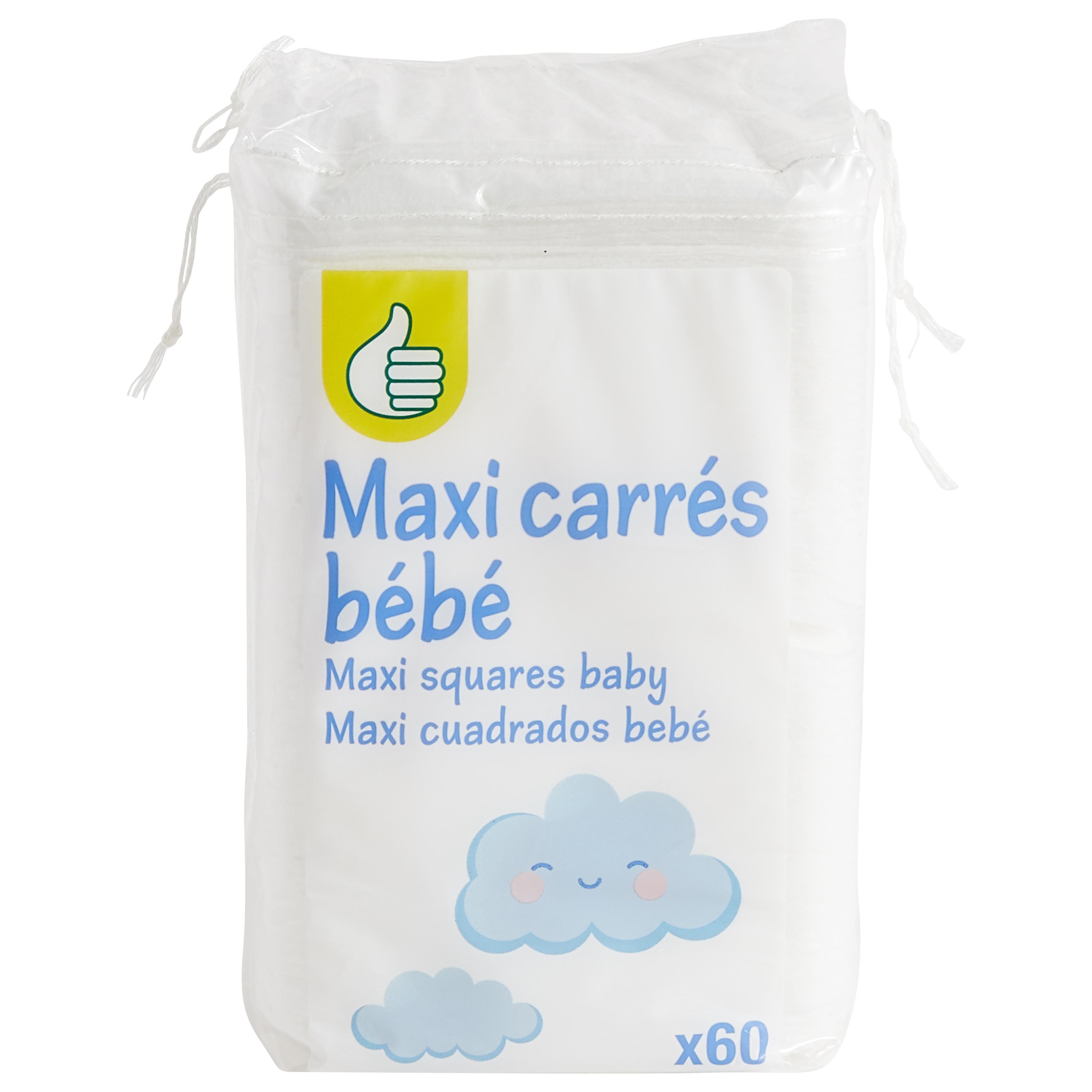 CARRYBOO BIO Family pads rectangles de coton 100% bio ultra doux 180 cotons  pas cher 