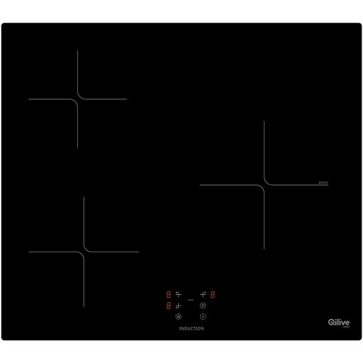 LIMIT Plaque de cuisson à induction LIKI59B3, 60 cm, 3 foyers pas cher 