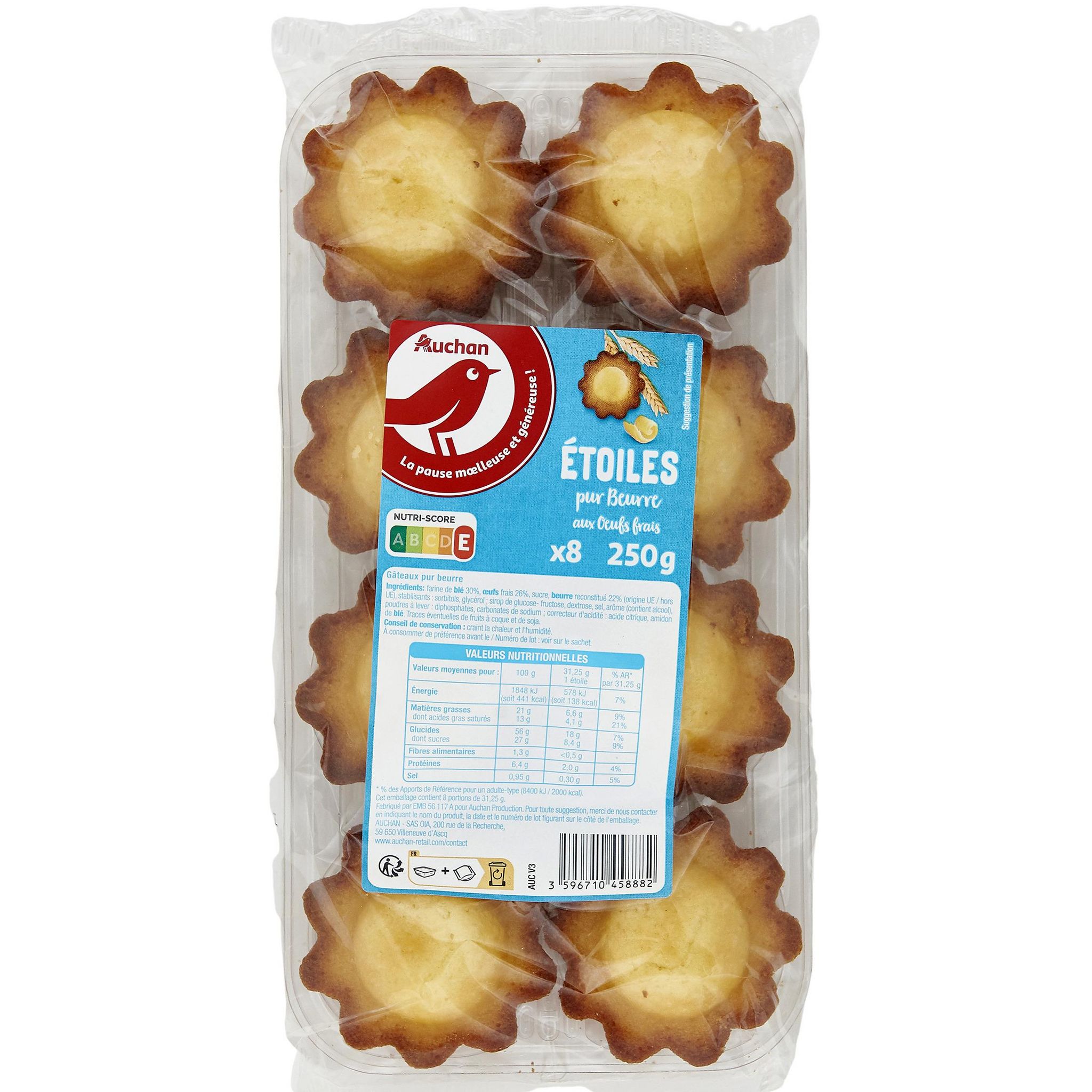 Bonne Maman - Madeleines au beurre frais (300g) commandez en ligne avec  Flink !