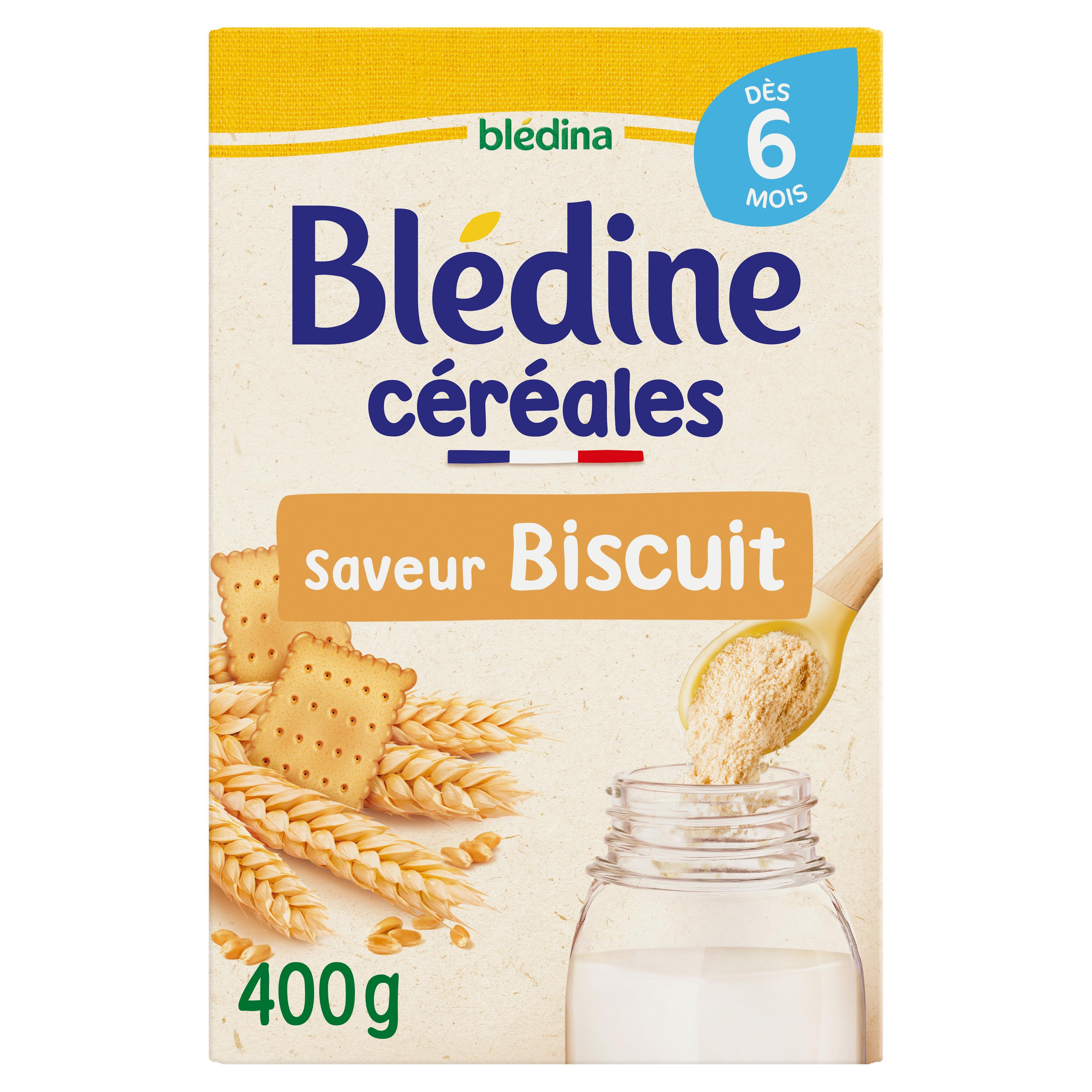 LOT DE 2 - BLEDINA - Blédidej Lait et céréales Saveur biscuité