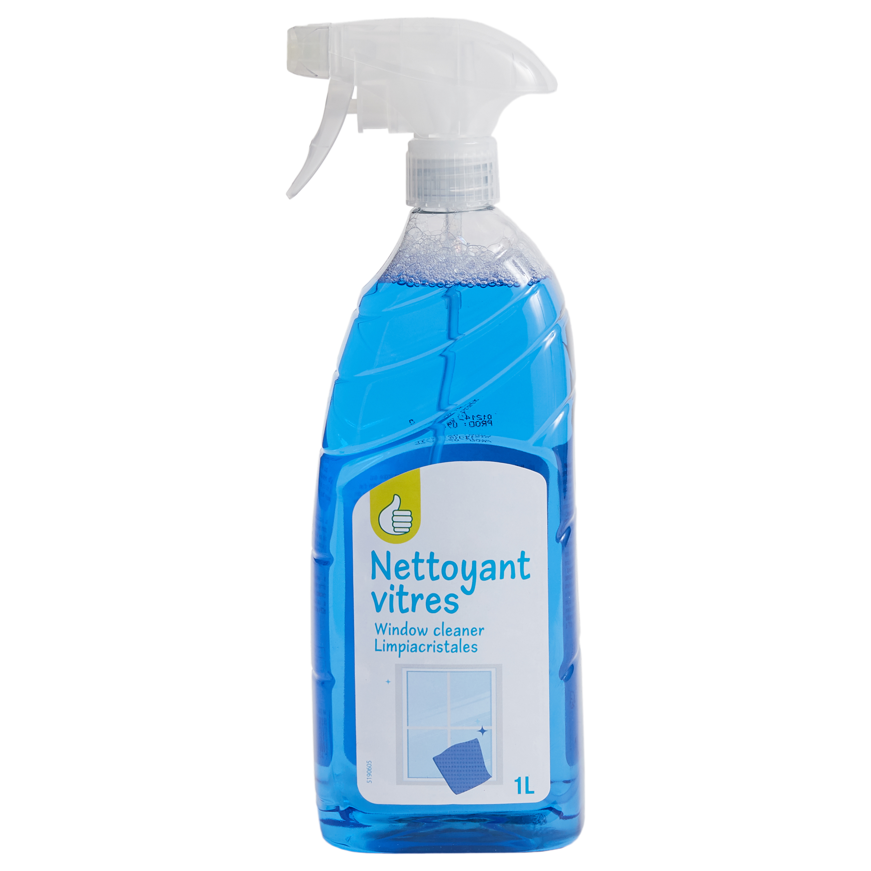 AUCHAN Spray nettoyant désinfectant salle de bain sans javel 750ml pas cher  