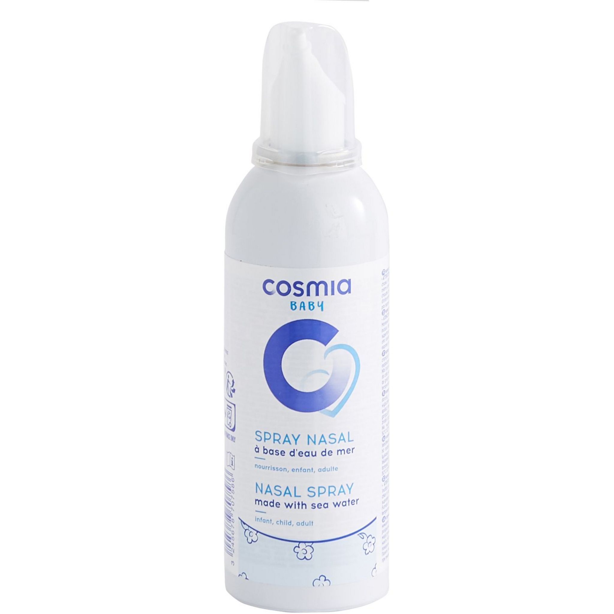 COSMIA BABY Spray nasal à l'eau de mer pour bébé 150ml pas cher