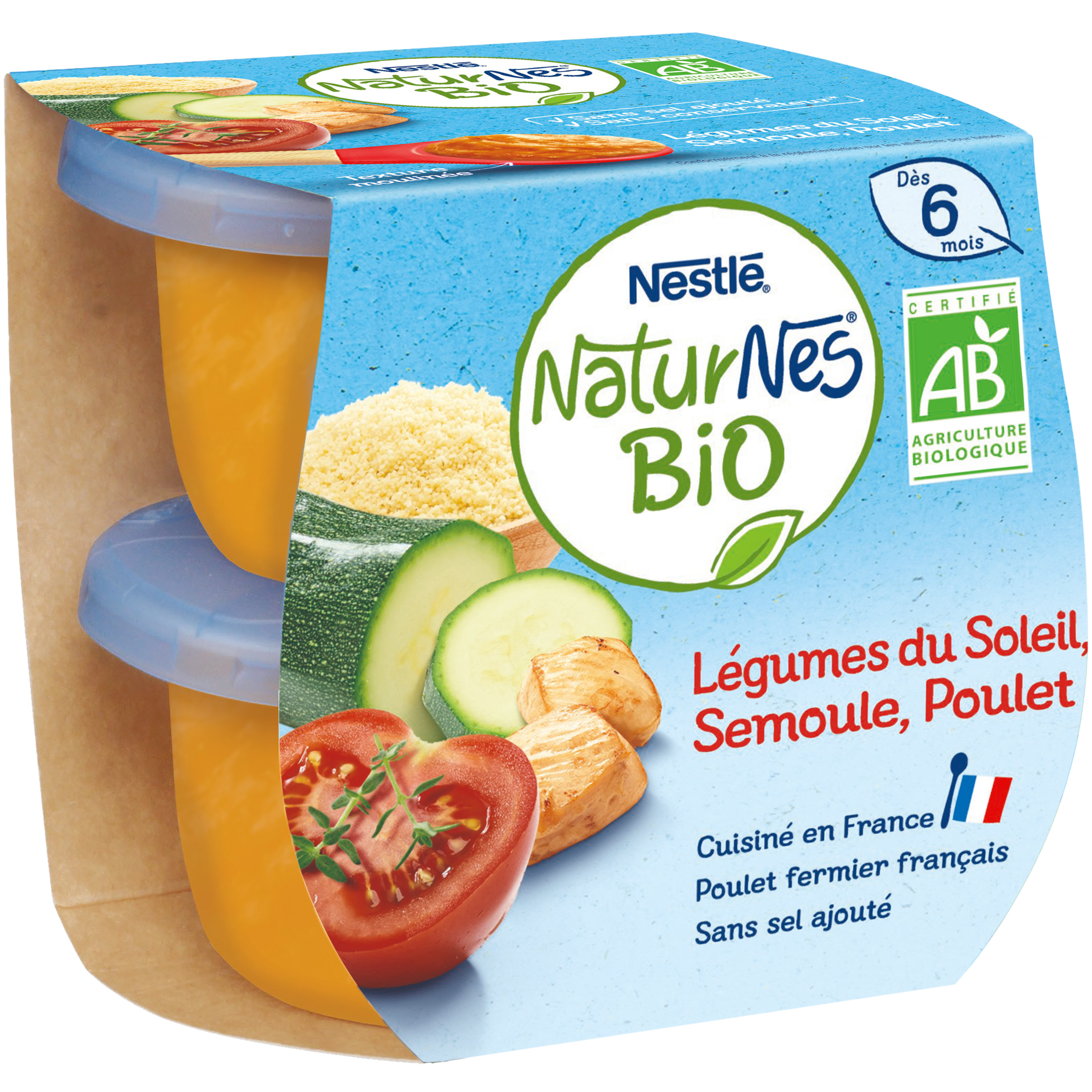 Les plats goûteux de NaturNes pour bébé