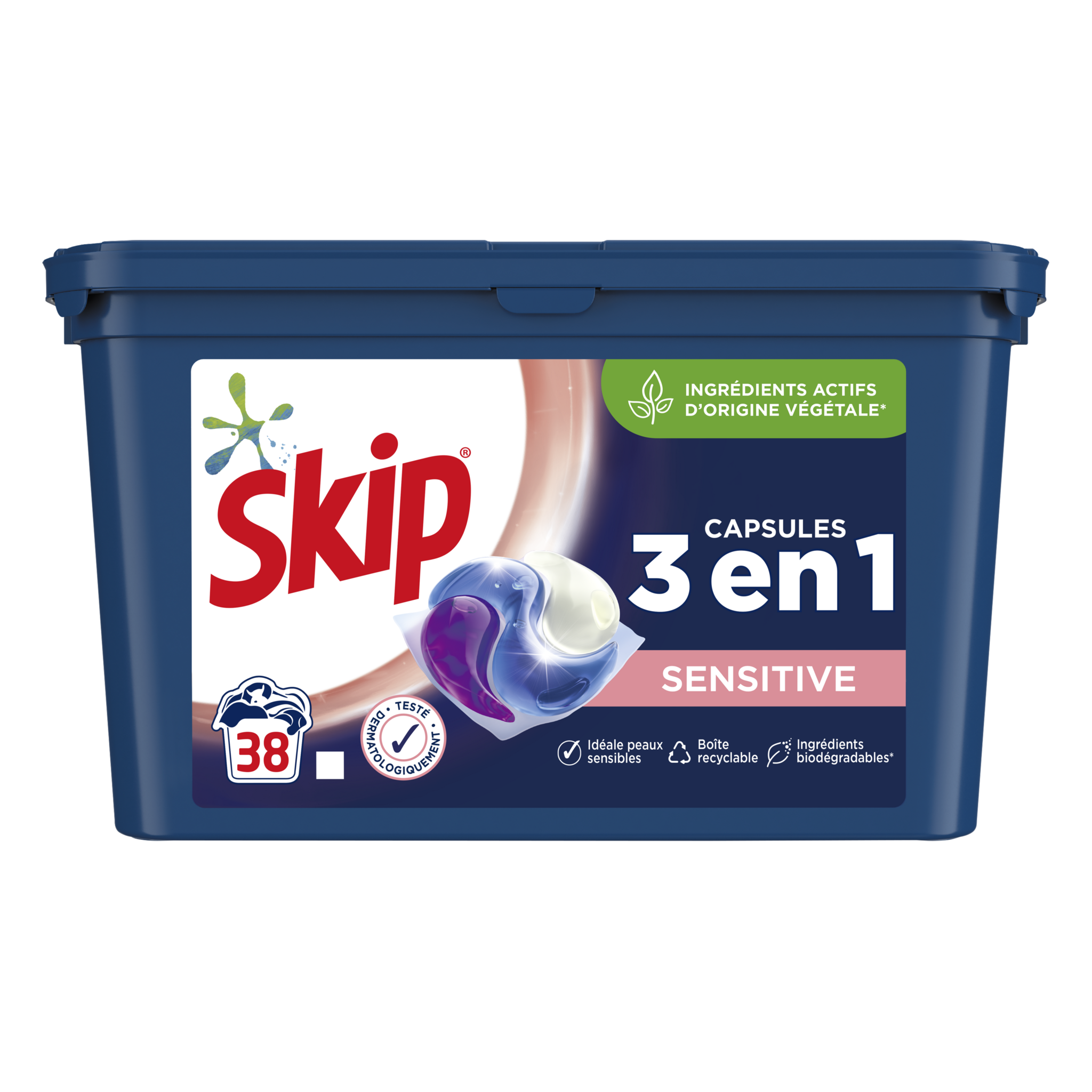 Promo Skip lessive capsules trio chez Lidl