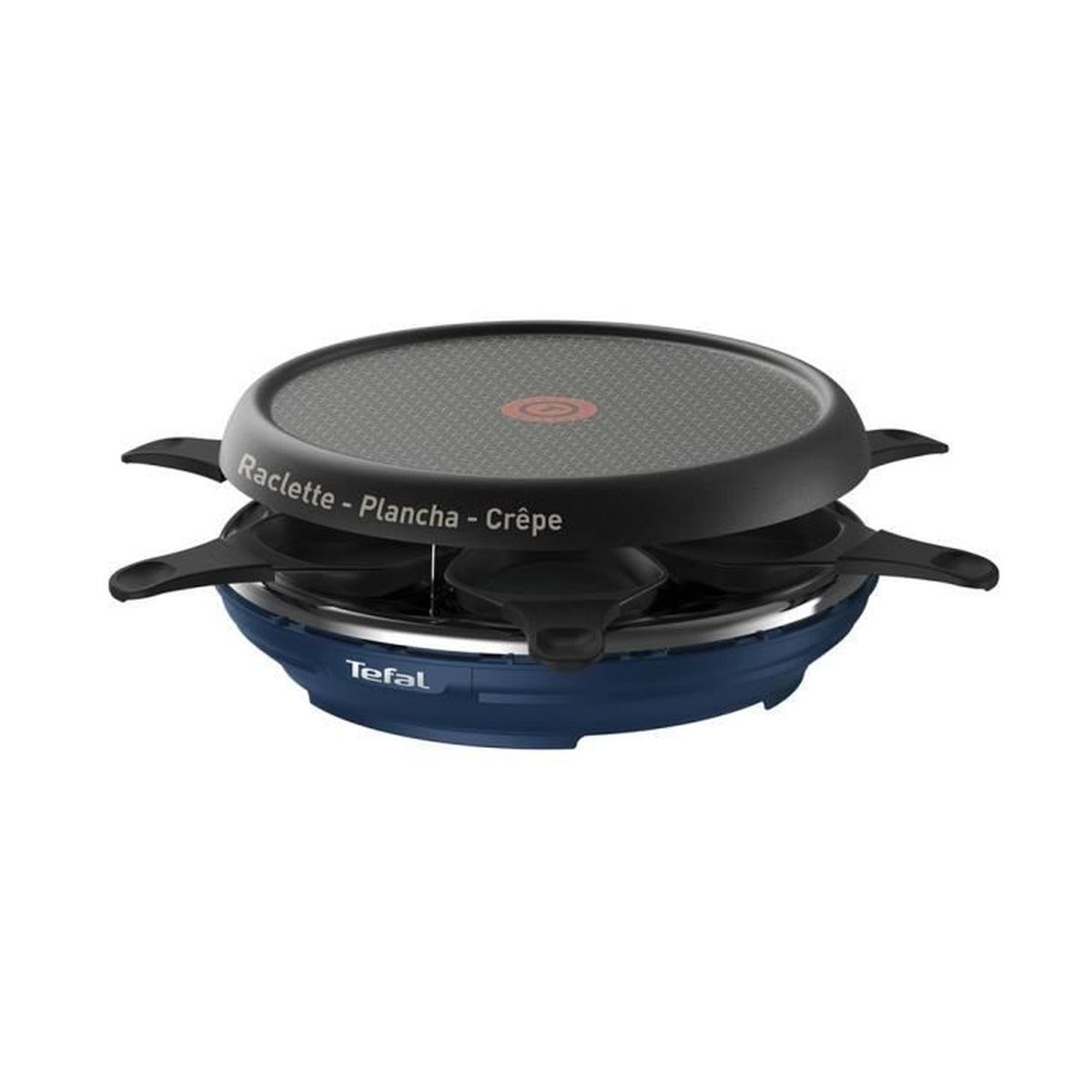 TEFAL Appareil à raclette 6 personnes Colormania RE12A412 - Bleu pas cher 