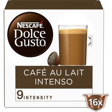 DOLCE GUSTO Café au lait intense en dosette 16 dosettes 160g