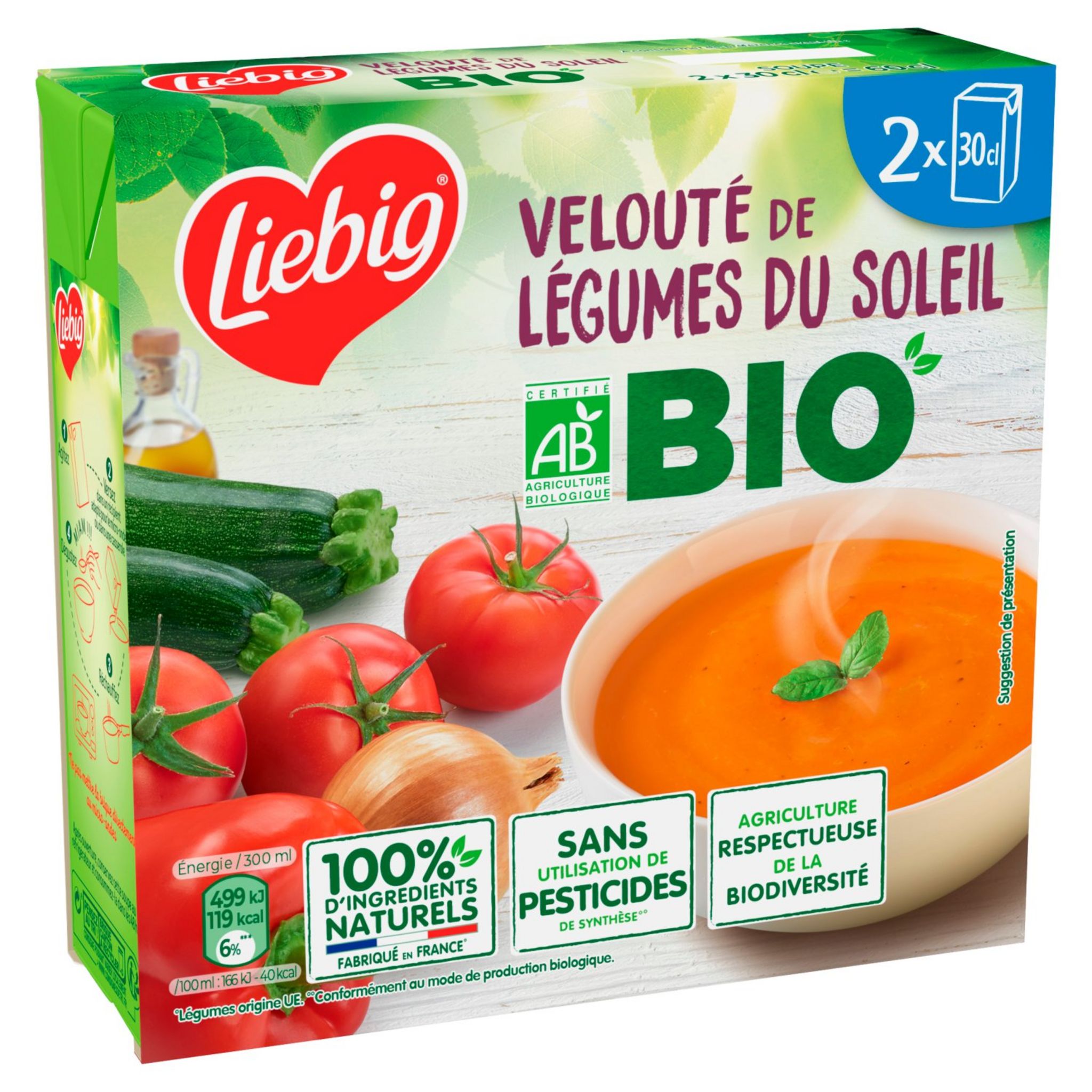 KNORR Soupe veloutée 9 légumes 2 personnes 2x30cl pas cher 