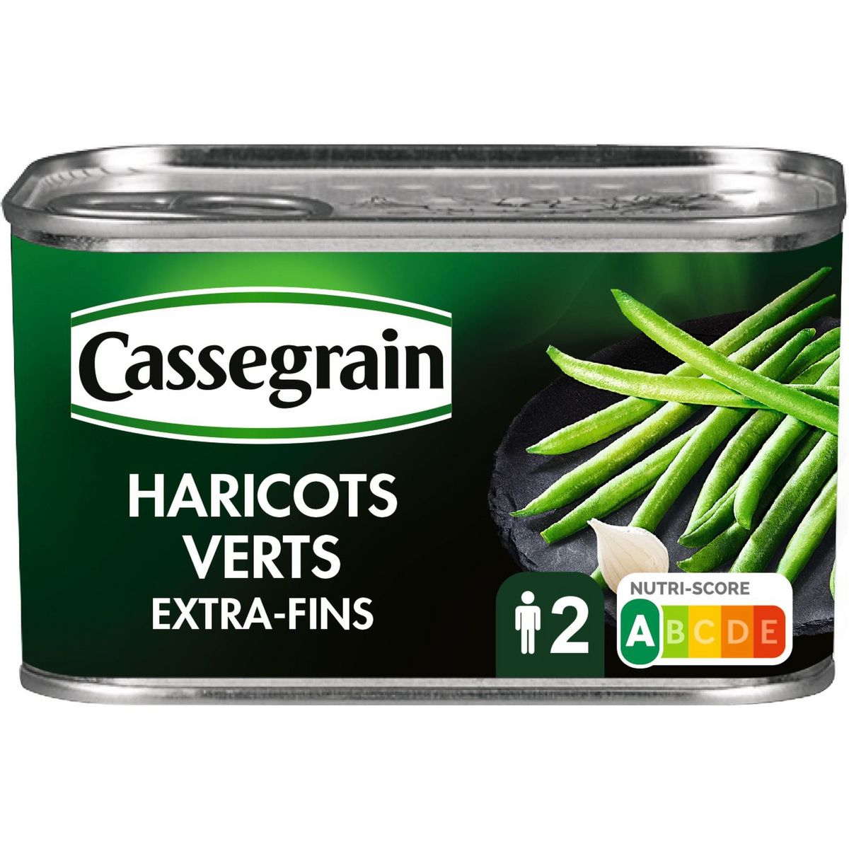 CASSEGRAIN Haricots verts extra fins cueillis main 220g