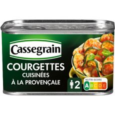 CASSEGRAIN Courgettes cuisinées à la provençale et huile d'olive 375g
