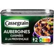 CASSEGRAIN Aubergines cuisinées à la provençale et huile d'olive 375g