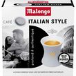 MALONGO Dosettes café compatible Senseo Italian style 16 dosettes 104g