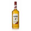 PADDY est un des plus doux de tous les Irish Whiskey ! Le fruit d’un assemblage de 3 whiskeys : le Pure Pot Still whiskey, le whiskey de grains et le whiskey de malts. Elaboré dans le comté de Cork depuis 1779, PADDY est issu d’une triple distillation en alambic à repasse et vieillit 3 ans en fûts de chêne. 1l