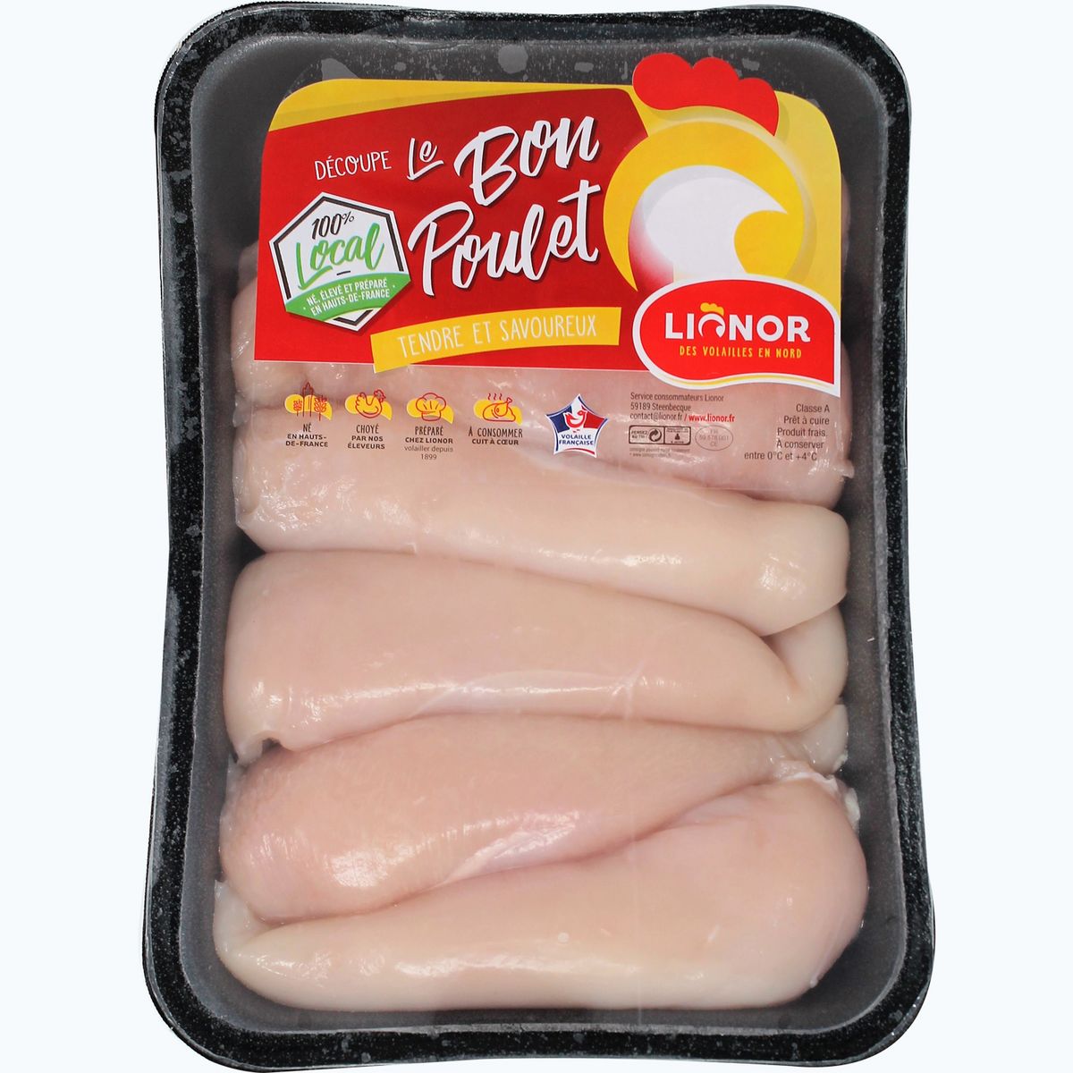 LE BON POULET Filets de poulet 720g