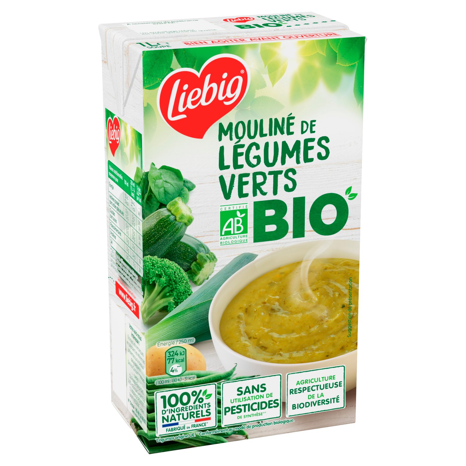 Soupe bio légumes de nos campagnes LA POTAGERE : les 2 briques de